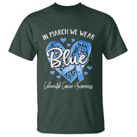 Colorectal Cancer Awareness T Shirt In March We Wear Blue For  Colon Colonscopy - Wonder Print Shop