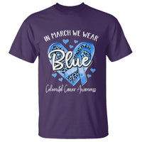 Colorectal Cancer Awareness T Shirt In March We Wear Blue For  Colon Colonscopy - Wonder Print Shop