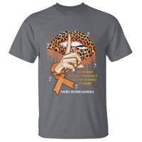 Multiple Sclerosis Awareness T Shirt Leopard Lips You Have No Idea What Strength It Takes To Wake Up Each Everr Day To Battle My Own Body - Wonder Print Shop
