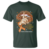 Multiple Sclerosis Awareness T Shirt Leopard Lips You Have No Idea What Strength It Takes To Wake Up Each Everr Day To Battle My Own Body - Wonder Print Shop