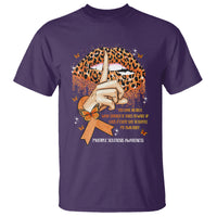 Multiple Sclerosis Awareness T Shirt Leopard Lips You Have No Idea What Strength It Takes To Wake Up Each Everr Day To Battle My Own Body - Wonder Print Shop