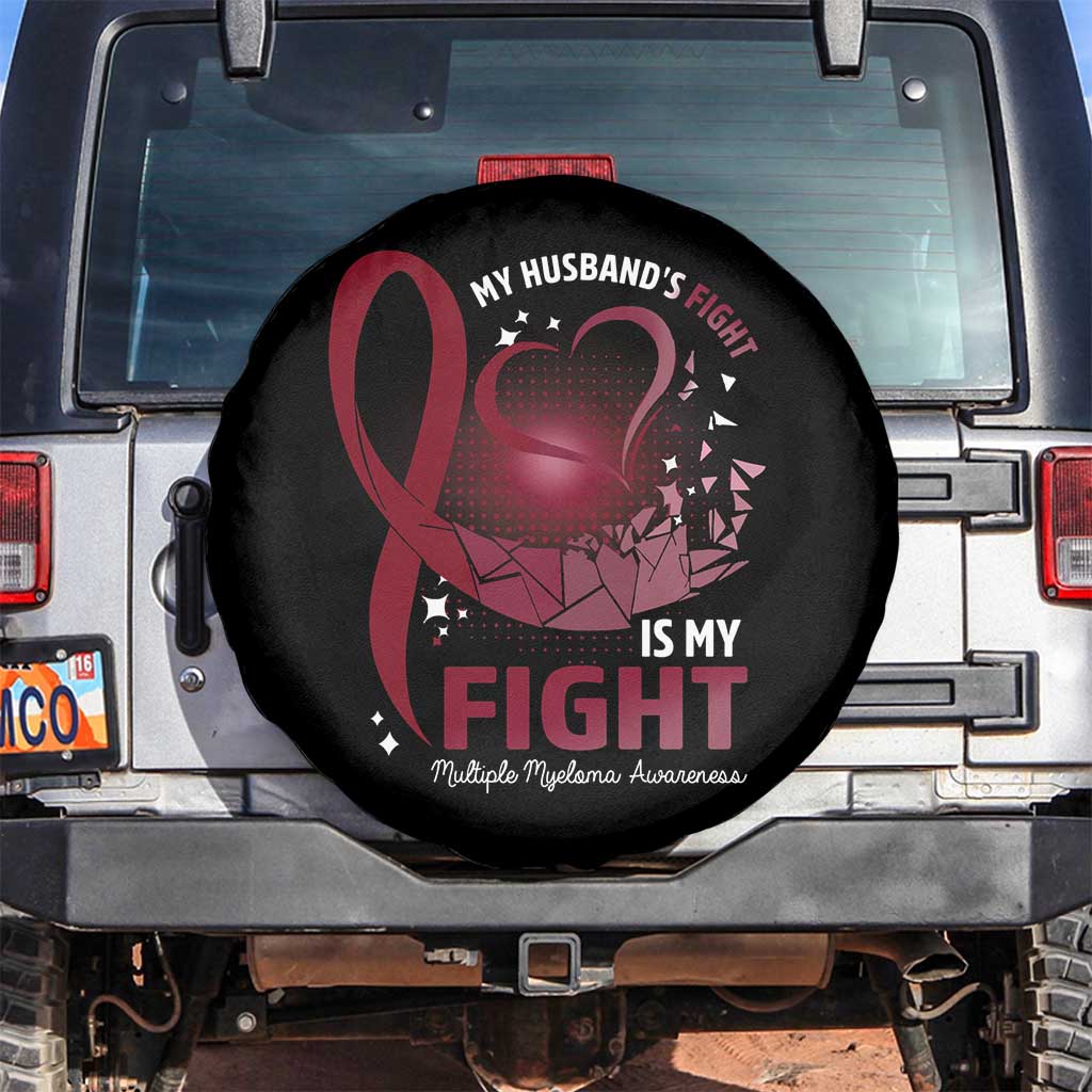 Multiple Myeloma Awareness Spare Tire Cover My Husband’s Fight Is My Fight