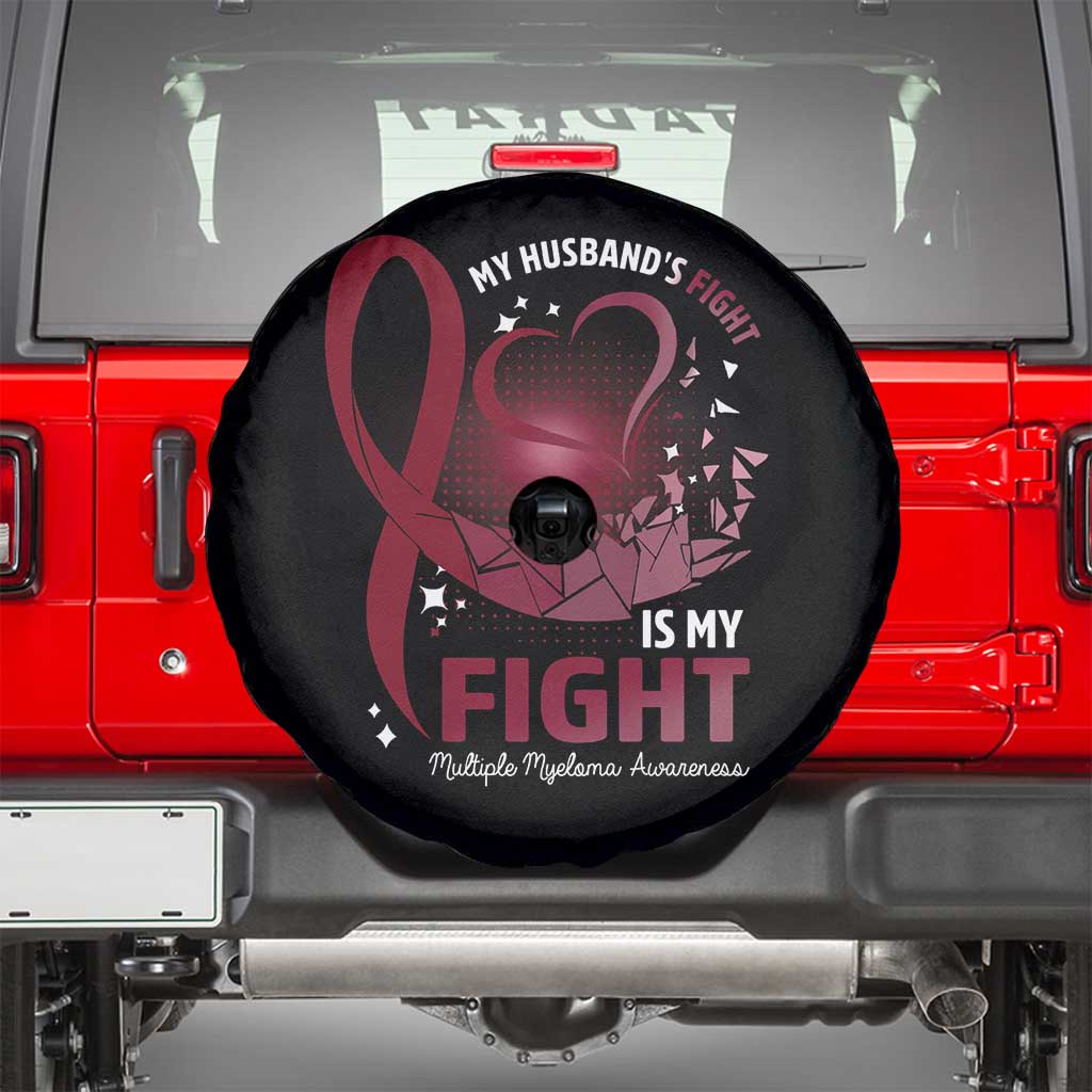 Multiple Myeloma Awareness Spare Tire Cover My Husband’s Fight Is My Fight