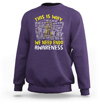 This Is Why We Need Endometriosis Awareness Sweatshirt - Wonder Print Shop