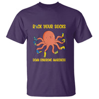 Down Syndrome Day T Shirt Rock Your Sock Funny Octopus Socks - Wonder Print Shop