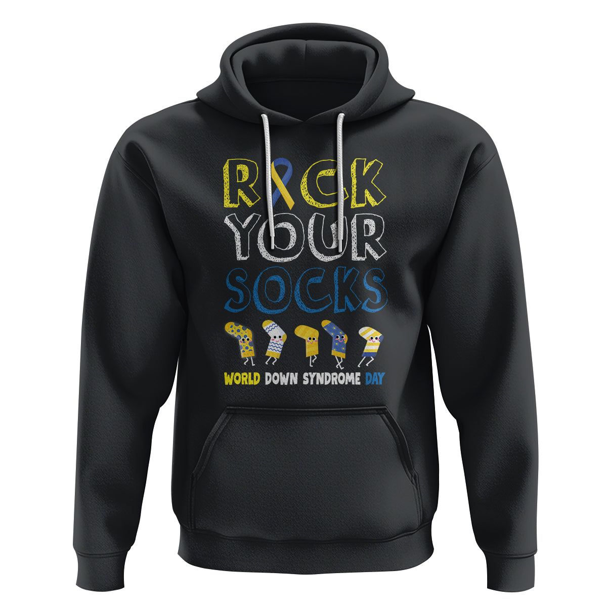 World Down Syndrome Day Rock Your Sock Hoodie - Wonder Print Shop