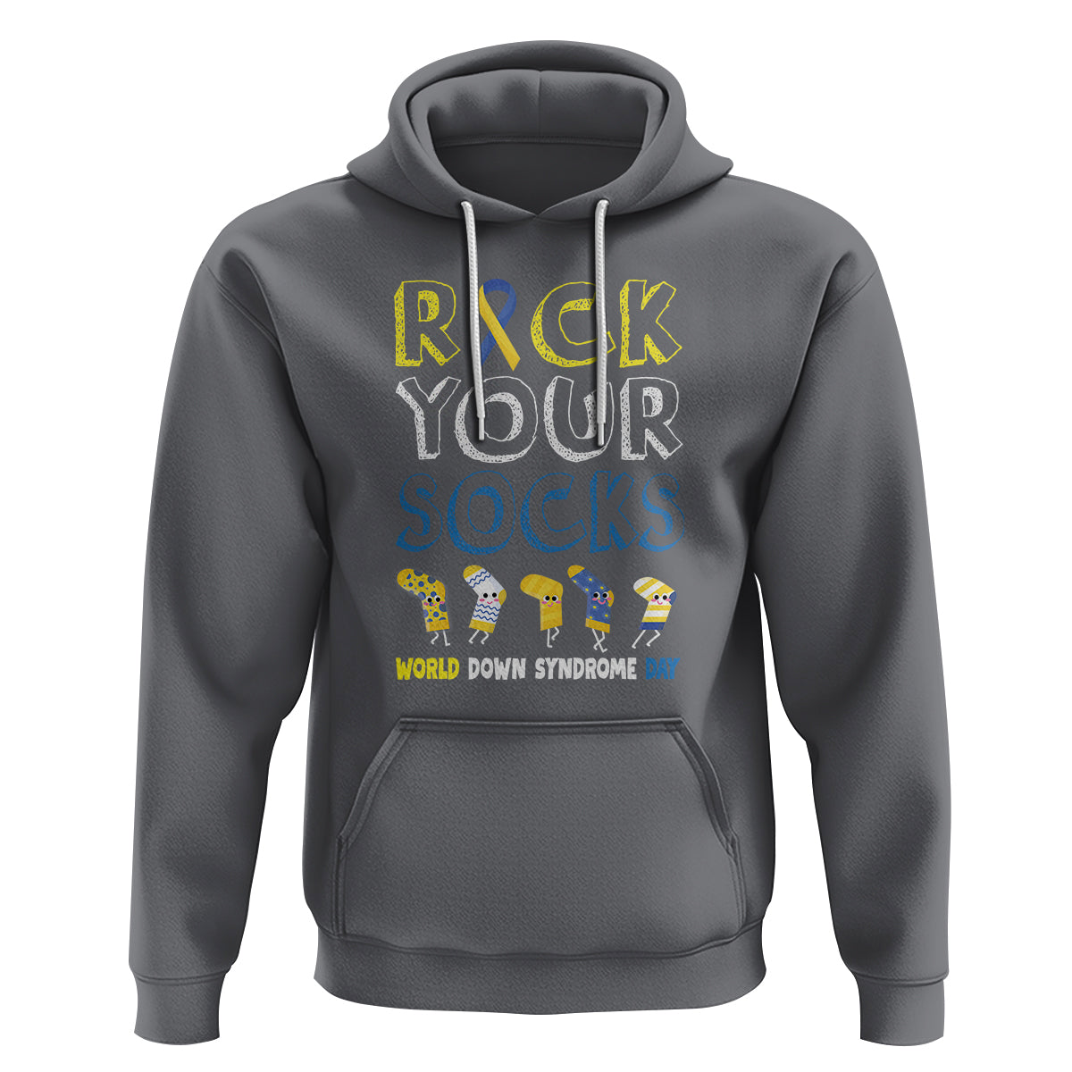 World Down Syndrome Day Rock Your Sock Hoodie - Wonder Print Shop