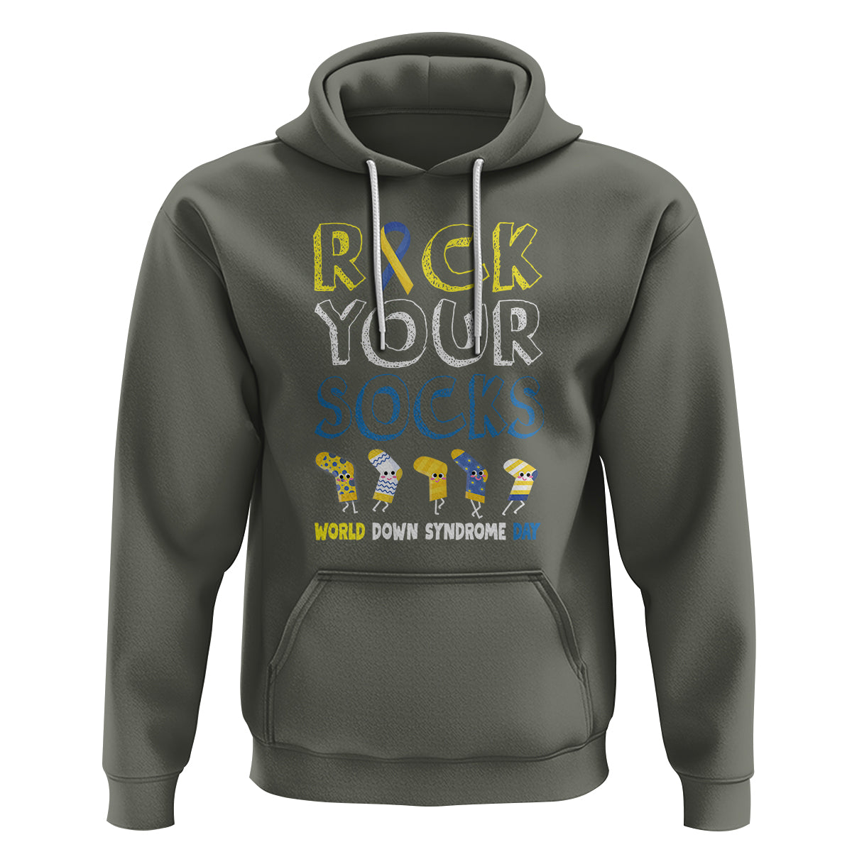 World Down Syndrome Day Rock Your Sock Hoodie - Wonder Print Shop