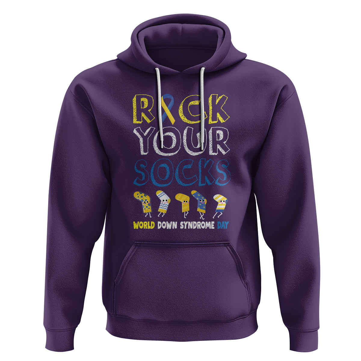 World Down Syndrome Day Rock Your Sock Hoodie - Wonder Print Shop