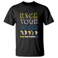 World Down Syndrome Day Rock Your Sock T Shirt - Wonder Print Shop