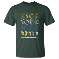World Down Syndrome Day Rock Your Sock T Shirt - Wonder Print Shop
