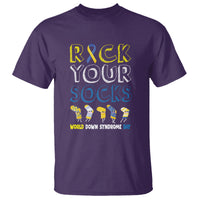 World Down Syndrome Day Rock Your Sock T Shirt - Wonder Print Shop