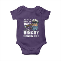 Funny Adult Joke Boat Captain Baby Onesie It's Not A Day On The Lake Until My Dinghy Comes Out