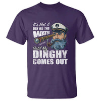 Funny Adult Joke Boat Captain T Shirt It's Not A Day On The Lake Until My Dinghy Comes Out
