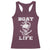 Boat Life Racerback Tank Top Funny Skull Anchor