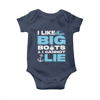 Funny I Like Big Boats and I Cannot Lie Baby Onesie