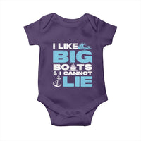Funny I Like Big Boats and I Cannot Lie Baby Onesie