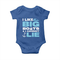 Funny I Like Big Boats and I Cannot Lie Baby Onesie