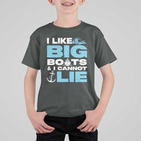 Funny I Like Big Boats and I Cannot Lie T Shirt For Kid