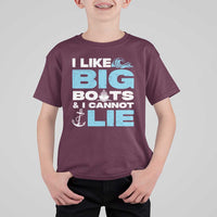 Funny I Like Big Boats and I Cannot Lie T Shirt For Kid