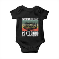 Weekend Forecast Pontooning With A Chance Of Drinking Baby Onesie