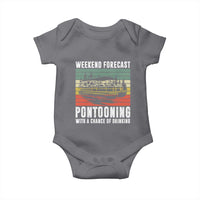 Weekend Forecast Pontooning With A Chance Of Drinking Baby Onesie