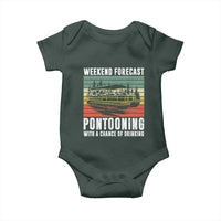 Weekend Forecast Pontooning With A Chance Of Drinking Baby Onesie