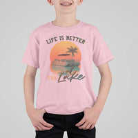 Life Is Better At The Lake T Shirt For Kid Pontoon Boat