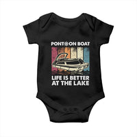 Pontoon Boat Baby Onesie Life Is Better At The Lake