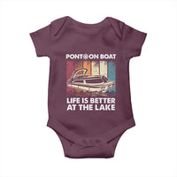 Pontoon Boat Baby Onesie Life Is Better At The Lake