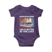 Pontoon Boat Baby Onesie Life Is Better At The Lake