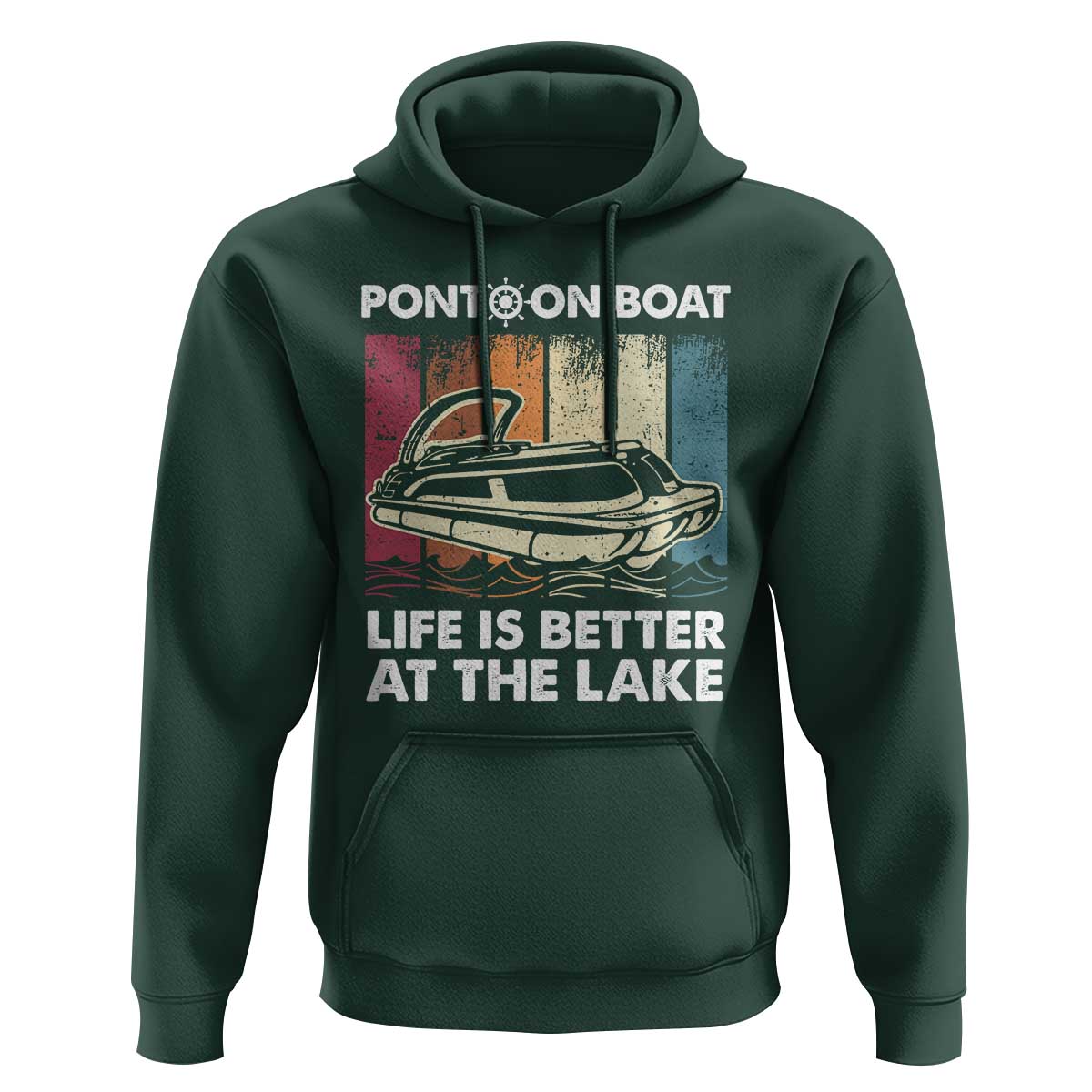 Pontoon Boat Hoodie Life Is Better At The Lake