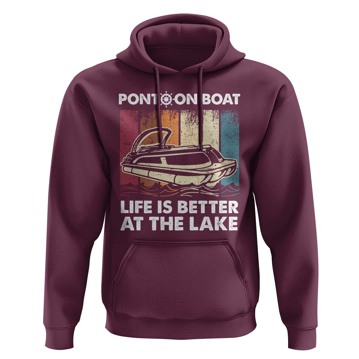 Pontoon Boat Hoodie Life Is Better At The Lake