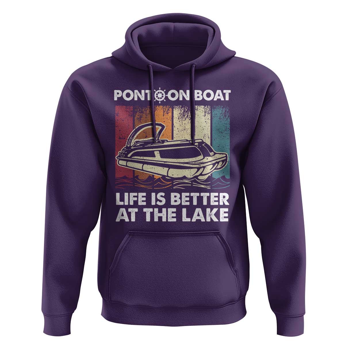 Pontoon Boat Hoodie Life Is Better At The Lake
