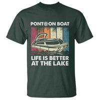 Pontoon Boat T Shirt Life Is Better At The Lake