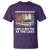 Pontoon Boat T Shirt Life Is Better At The Lake