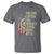 Pontoon Boat Captain T Shirt Dad Husband Legend Brave Myth