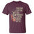 Pontoon Boat Captain T Shirt Dad Husband Legend Brave Myth