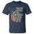 Pontoon Boat Captain T Shirt Dad Husband Legend Brave Myth