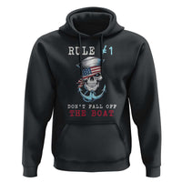 Funny Pirate Rule Hoodie Don't Fall Off The Boat