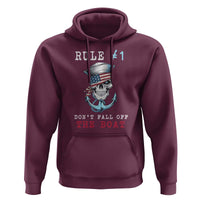 Funny Pirate Rule Hoodie Don't Fall Off The Boat