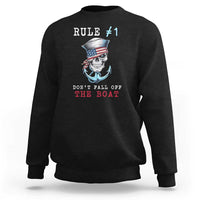 Funny Pirate Rule Sweatshirt Don't Fall Off The Boat