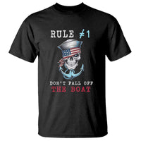Funny Pirate Rule T Shirt Don't Fall Off The Boat