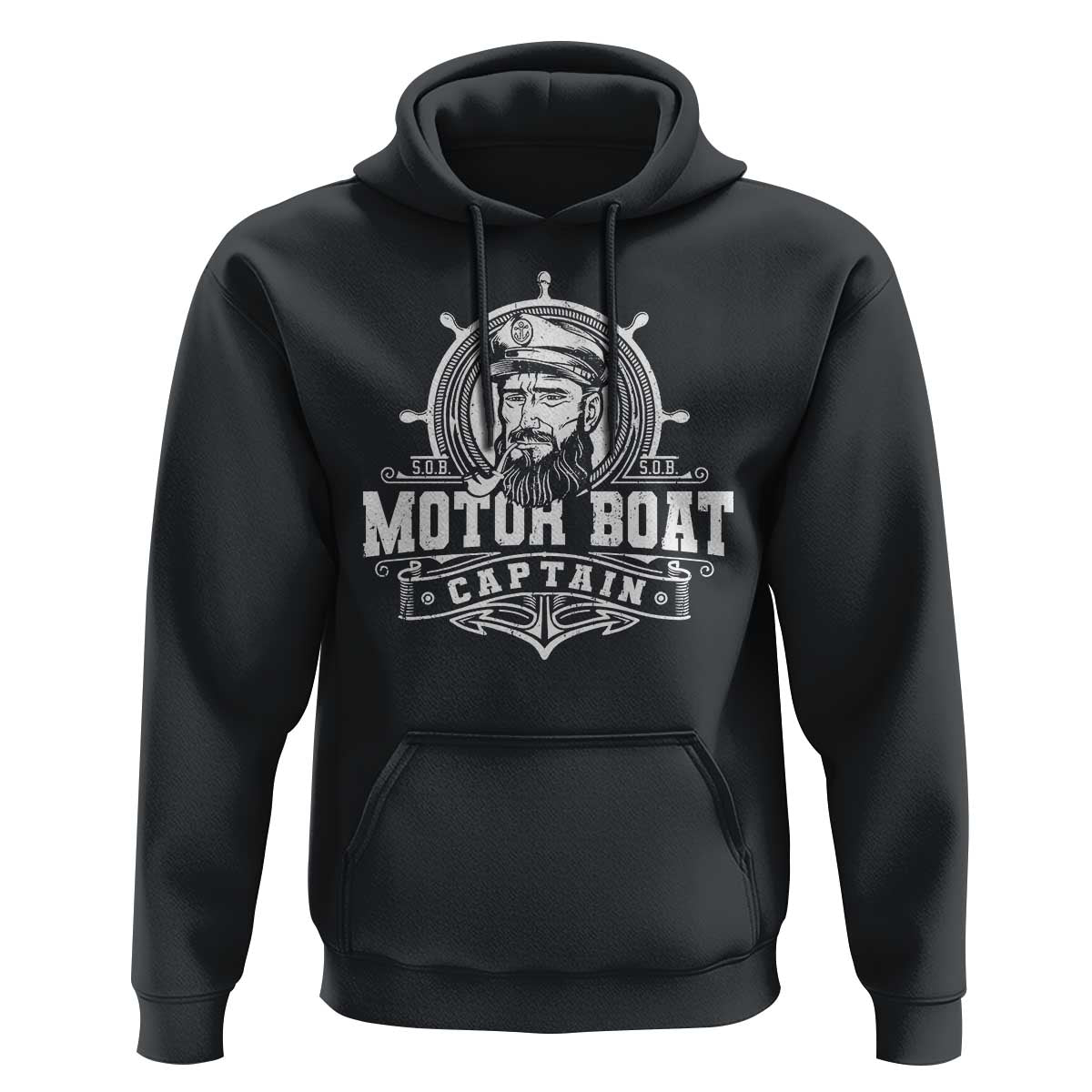 Vintage Motor Boat Captain Hoodie
