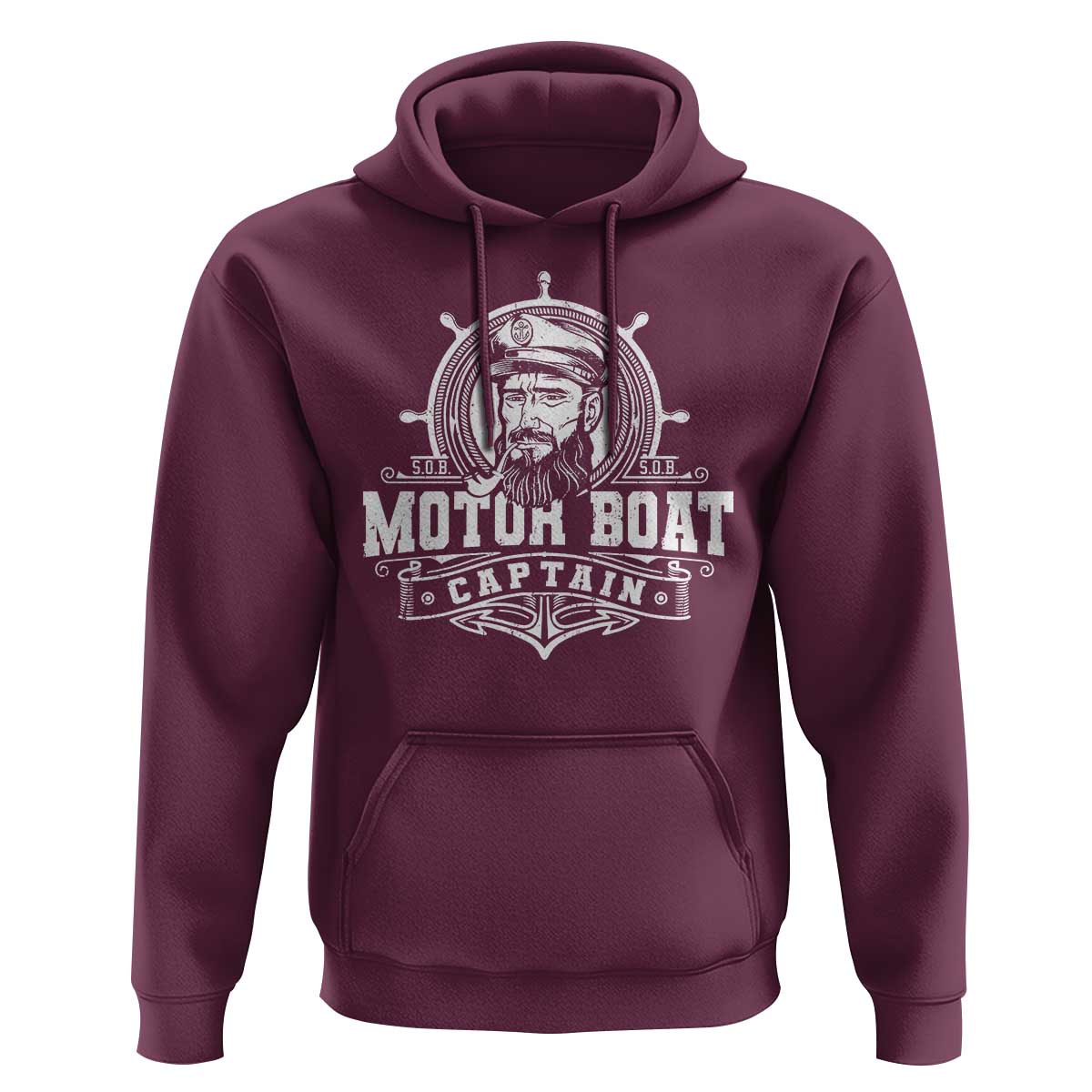 Vintage Motor Boat Captain Hoodie