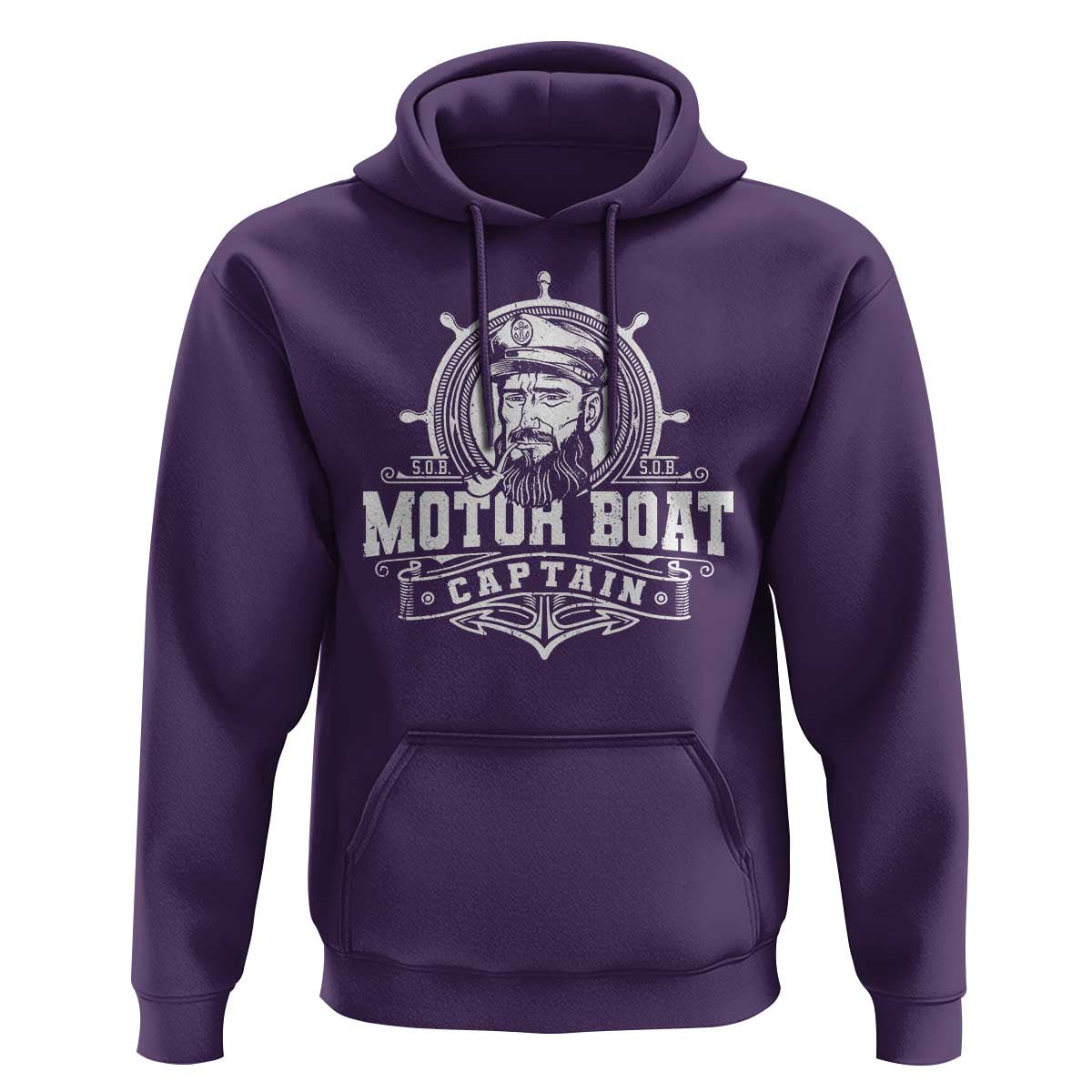 Vintage Motor Boat Captain Hoodie