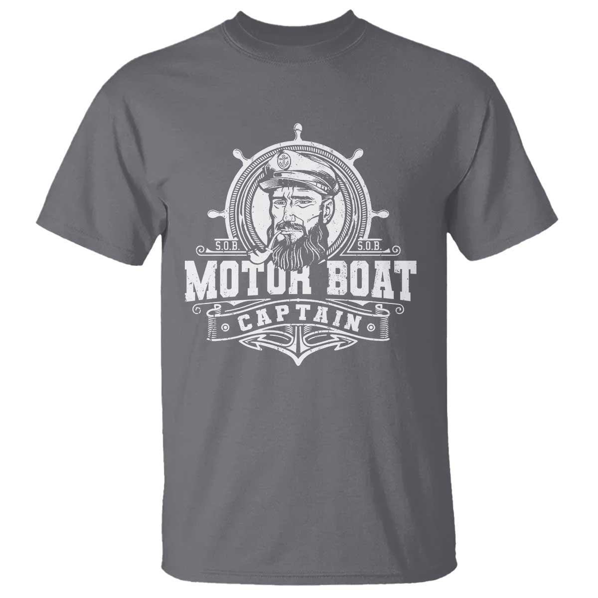 Vintage Motor Boat Captain T Shirt