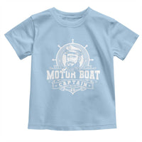 Vintage Motor Boat Captain Toddler T Shirt