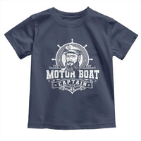 Vintage Motor Boat Captain Toddler T Shirt