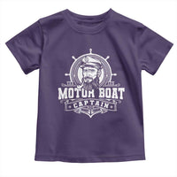 Vintage Motor Boat Captain Toddler T Shirt